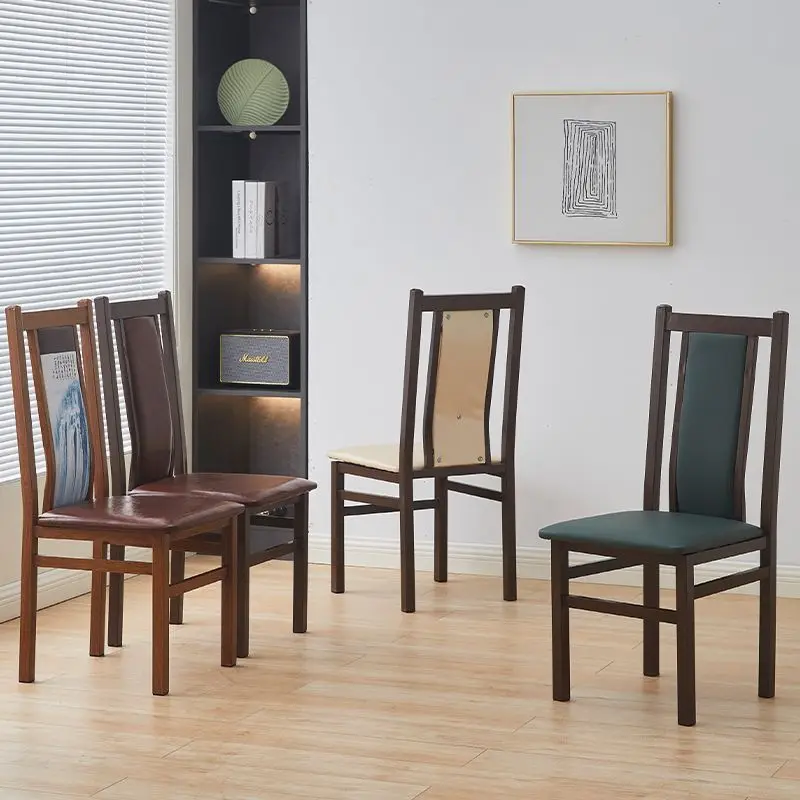 Hotel dining chairs New Chinese light luxury restaurant Box banquet hot pot High backrest Commercial iron hotel special