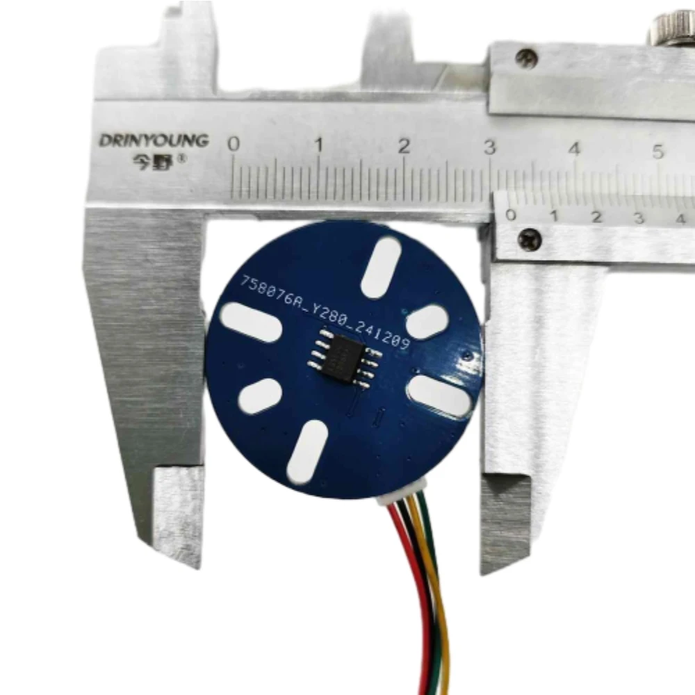 

AS5600 Magnetic Encoder Module 12bit High Precision I2C Measuring Angle Speed FOC with Line Magnet 2.5MM/3MM Copper Column