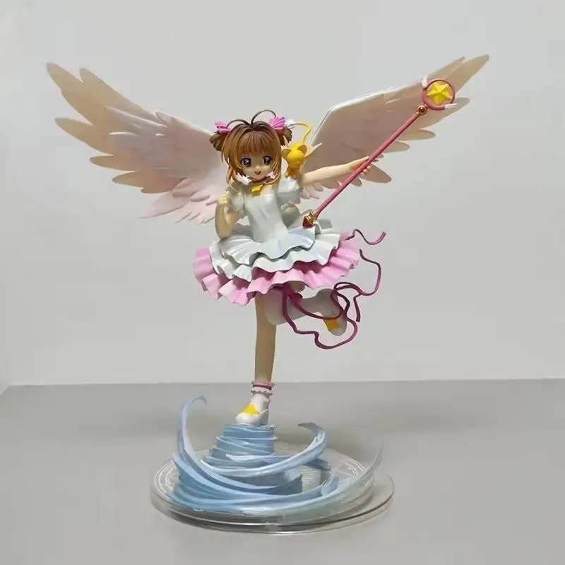 

28 см Cardcaptor Sakura Kinomoto Sakura Card 1/7 ПВХ фигурка игрушки аниме фигурка модель коллекция кукла подарок