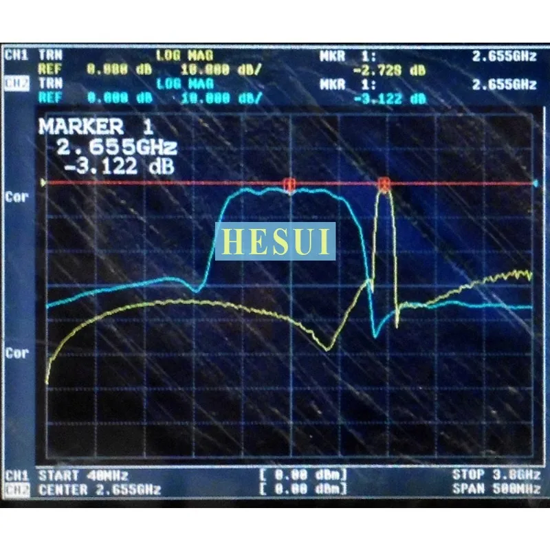 BPF Filter 2655MHz Module LTE dedicated SAW RF  bandpass filter, 1dB passband 2620-2690MHz, SMA interface Module Board