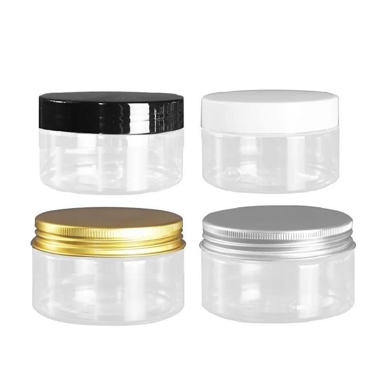 

30pcs Plastic Pot Empty Transparent 100ML Dia.68 Emulsion Refillable Bottles Facial Cream Jars Portable Container For Cosmetic