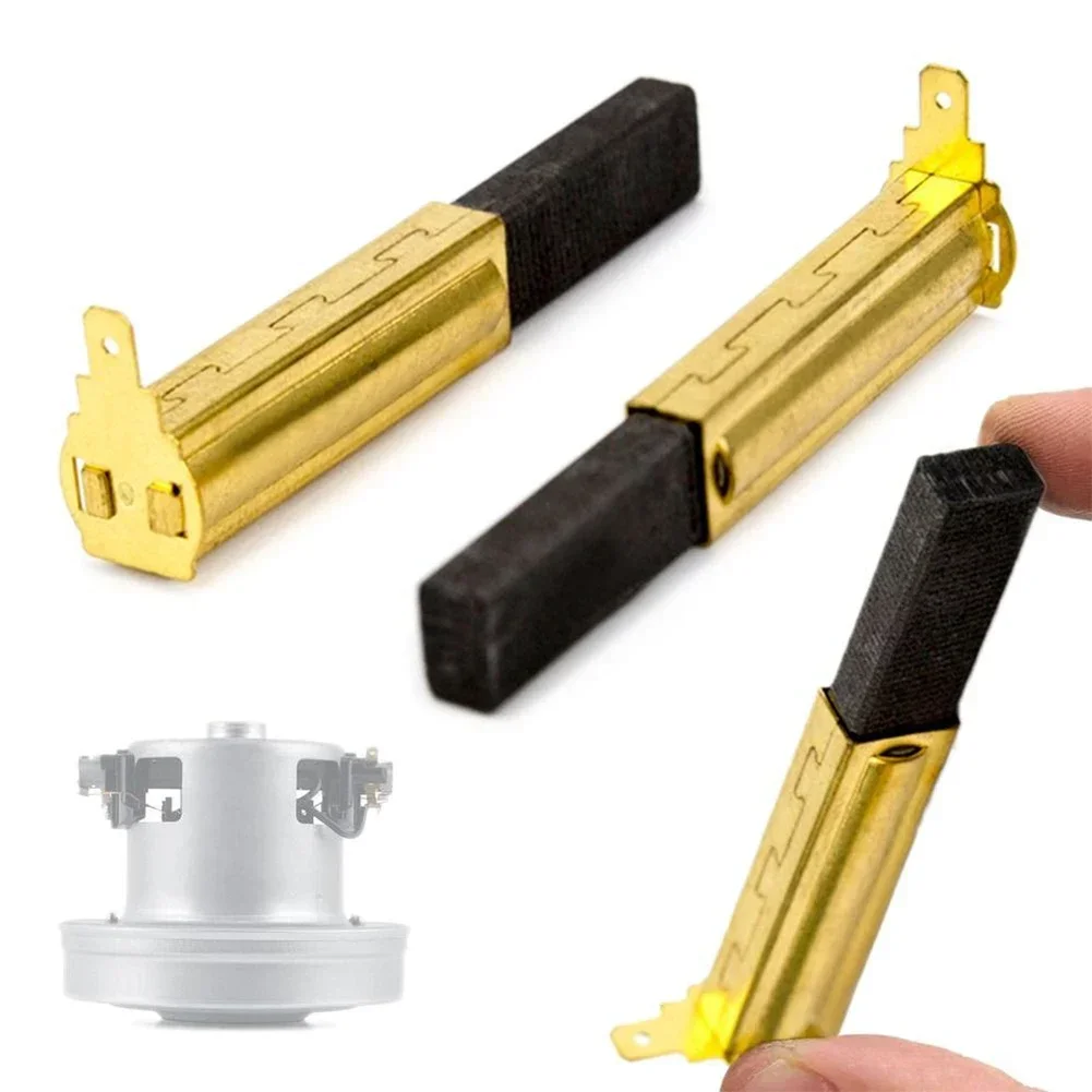 High Performance Carbon Brush Set For Vacuum Cleaners Includes Two Pieces Size 6 3 X 11 X 30 Mm Model Compatibility