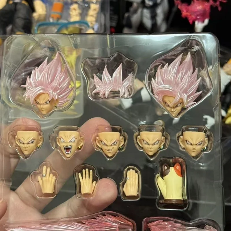 

Новый Dl Custom Dragon Ball Z Shf Super Saiyan Rosé Son Goku Black Zamasu Head Аксессуары Фигурки Аниме Модель Подарки Игрушки