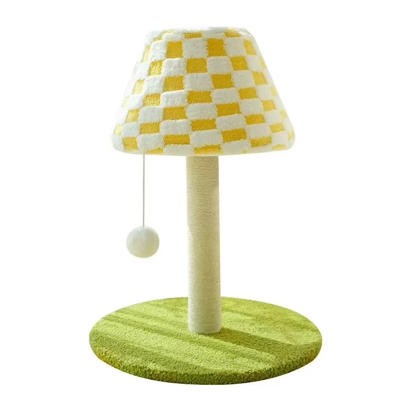 High Quality Vertical Cat Scratching Board Compact Durable Plaid Cartoon Design Interactive Toy for Cats Kitten Furniture