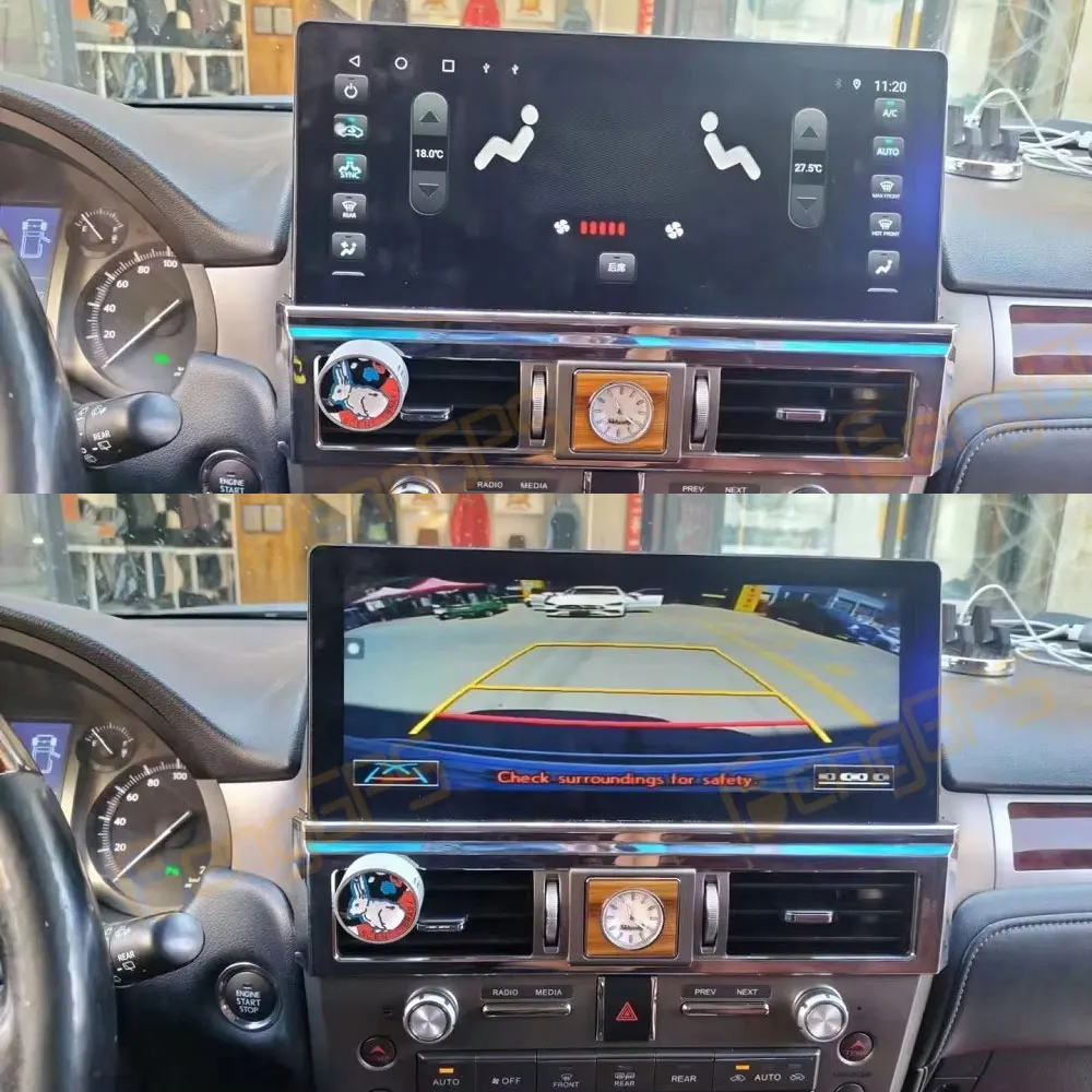 

12,3-дюймовый QLED-экран Android 13 для Lexus GX400 GX460 2010-2021, автомобильный радиоприемник CarPlay, мультимедийный плеер, GPS-навигация, головное устройство BT