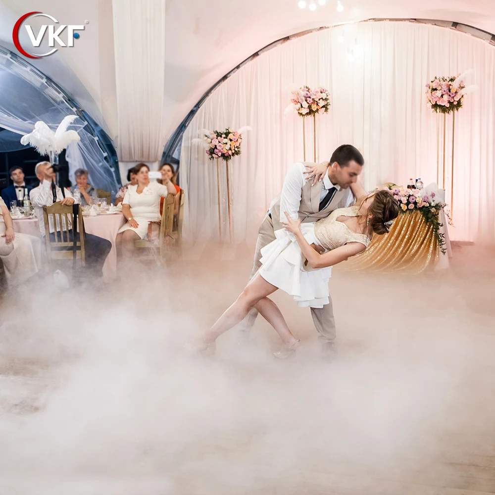 From US Doubld Tubes 2000W Water Mist Machine Low Lying Fog Machine Smoke Machine DMX Control for Wedding Events Fast Delivery