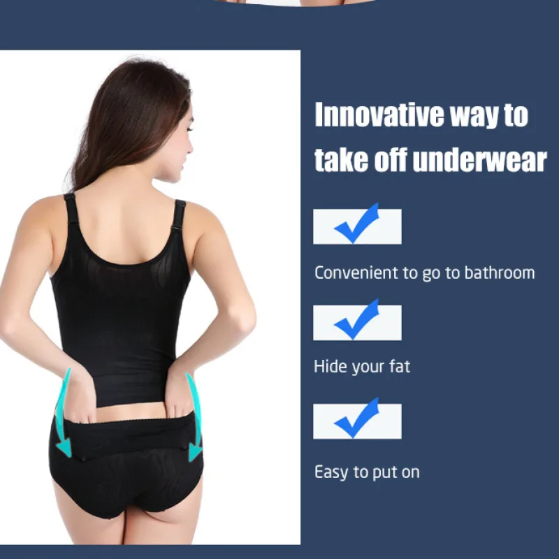 One-piece shapewear underwear belly girdle thin section of fat-burning shaping body slimming without traces to reduce stomach