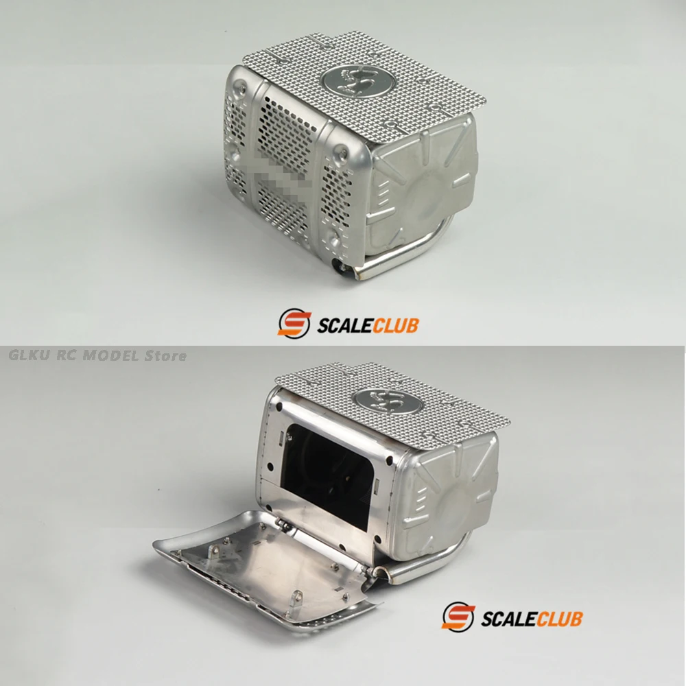SCALECLUB Model PQG-IVE-1 1/14 Scale Metal Truck Model Toy with Exhaust Aftertreatment System for Euro 6