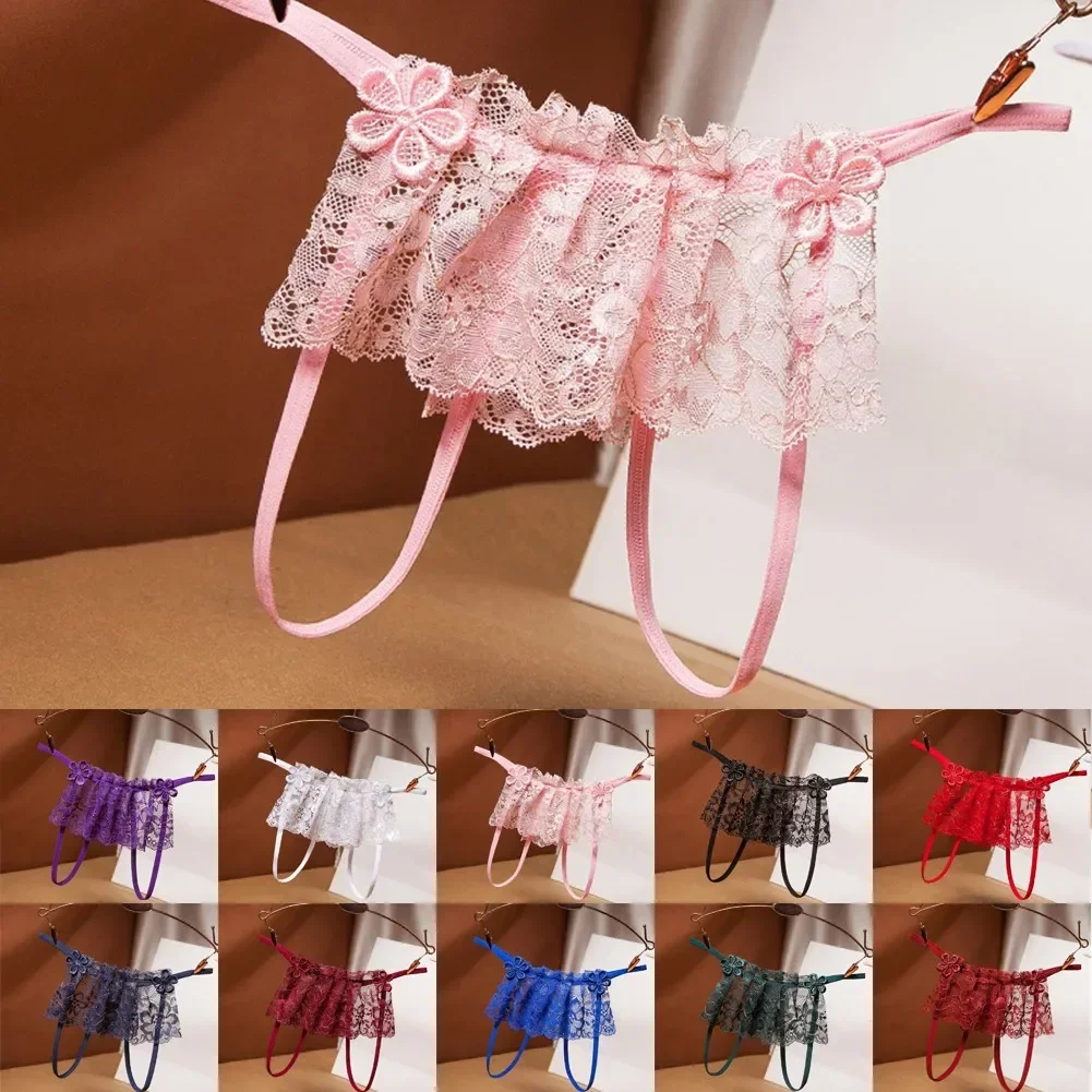 Lace Briefs Length Lingerie Nylon Open Panties Underwear 18 Cm 22.0-31.5 Inch 56-80 Cm 7.1 Inch Briefs G-String