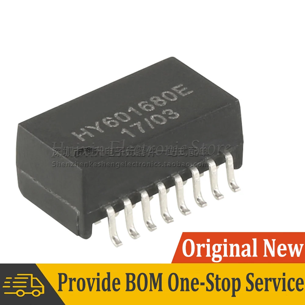 5pcs HY601680E SOP16 SMD 10/100Base‑T Single‑port Fast Ethernet Isolation Transformer Replace LP6096ANL LAN5241‑97R H5062NL