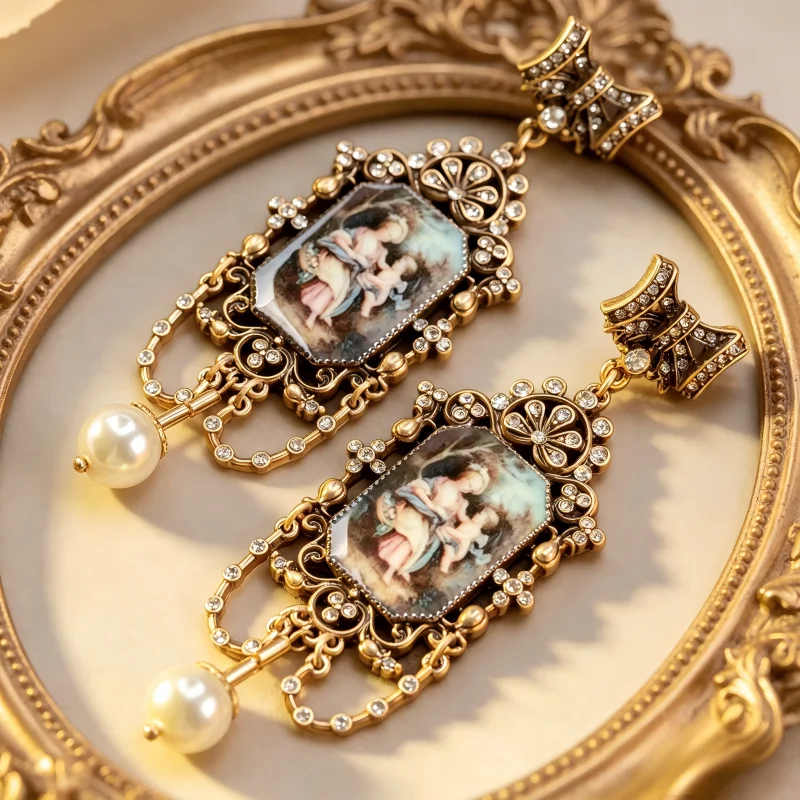 Boucles d'oreilles pendantes s - Vintage Collectible Figures avis et prix