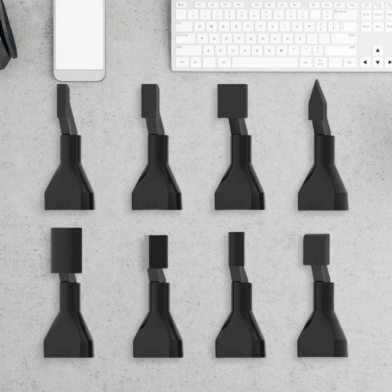 

8Pcs Reciprocating Sander Head Set Portable Electric Sanding Accessories for Grinding Craft Polishing Replace Tool 37JD
