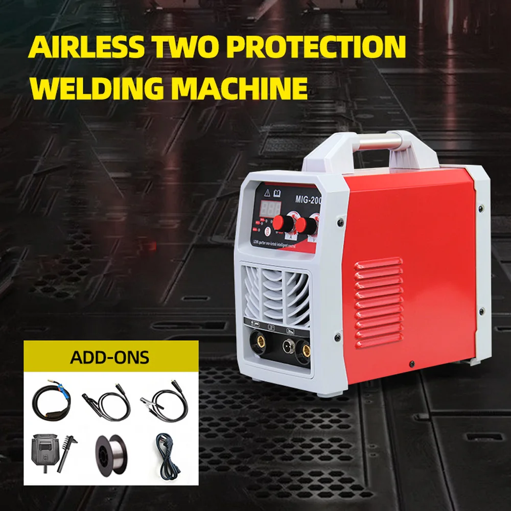 MIG-200 Multifunction Welding Machine IGBT MMA TIG MIG Professional Argon CO2 Non-gas Semi Automatic Repair Tools 220V 50/60hz