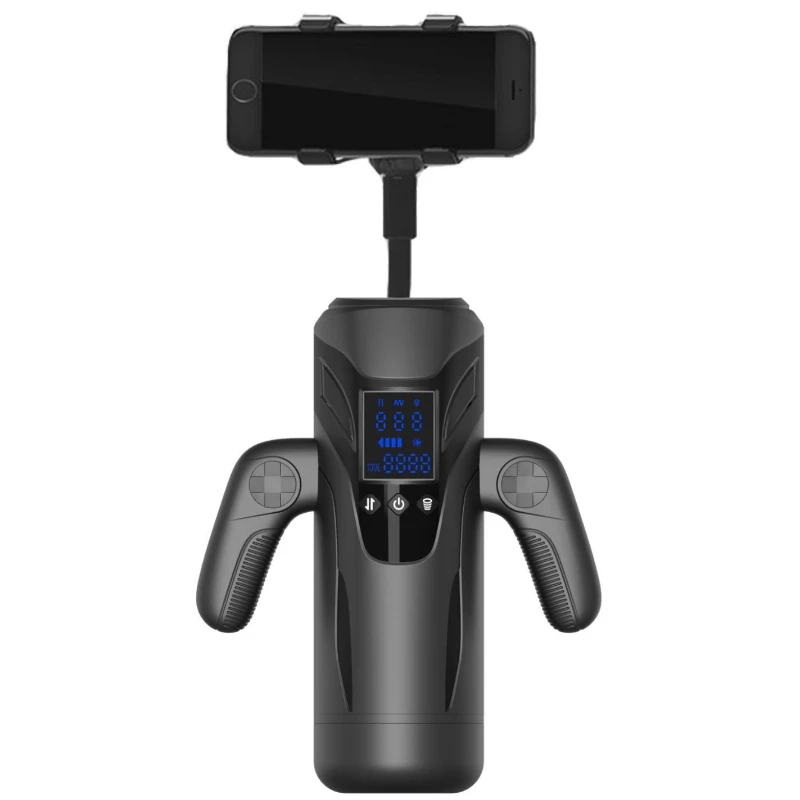 Mens Handle Masturbator 7 Mode Sucking Vibration Penis Pump Trainer Pocket Pussy Vagina Cocks Stimulator Male Sex Machine Toys