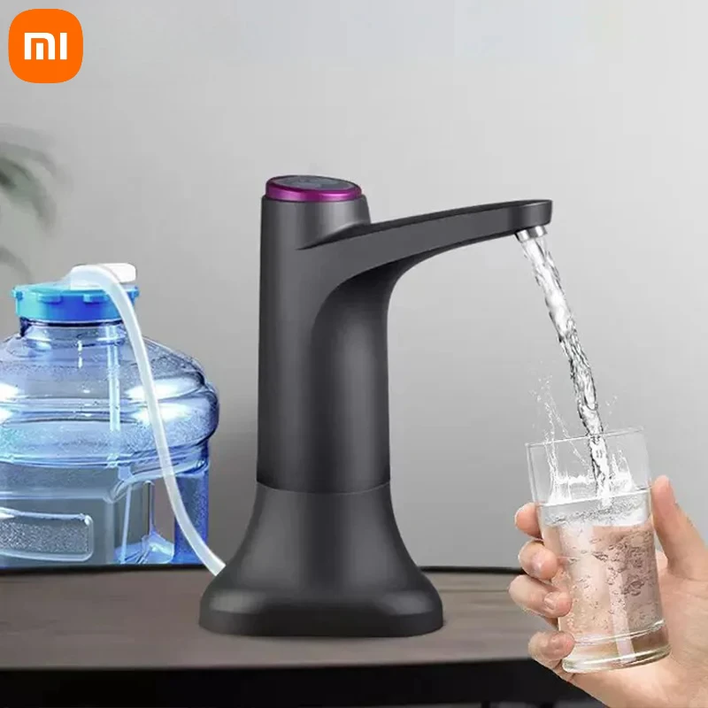 XIAOMI Gallon Water Dispenser Universal Water Dispenser for 2.5 3 and 5 Gallon Water Bottles USB Rechargeable Water Bottle Pump