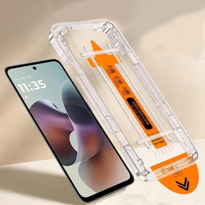 4/3/2/1Pcs For Moto G56 Glass Motorola Moto G56 Tempered Glass 9H Protective Dust Free Full Cover Glue Screen Protector Moto G56