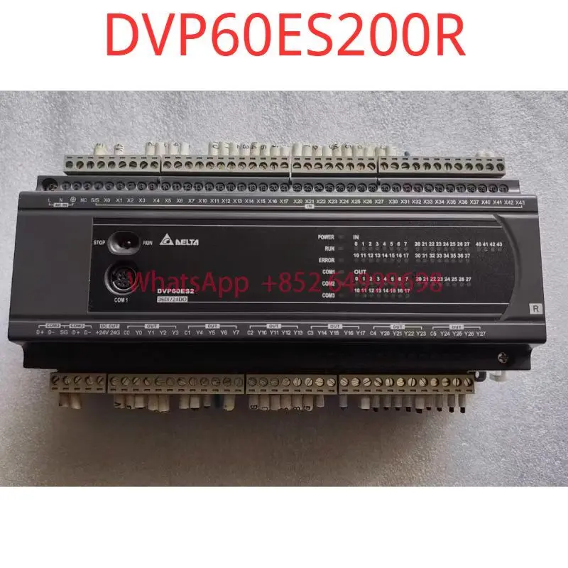 Second-hand test OK DVP60ES200R Delta PLC controllable programmer DVP60ES200R