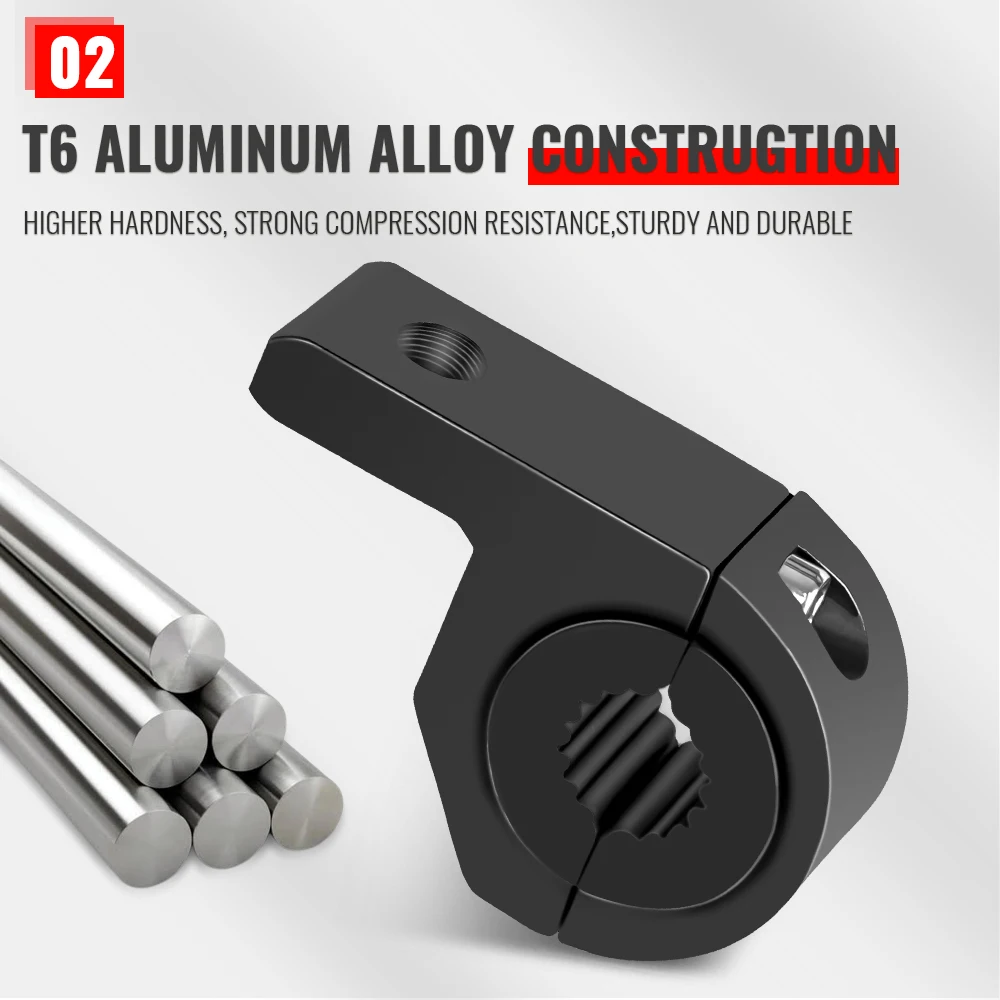 For Motorcycle Spotlights Motorcycle LED Headlight Clamps Brackets Tube Clamp Mount Kit Or Fog Light Mount Motorbike Accessories