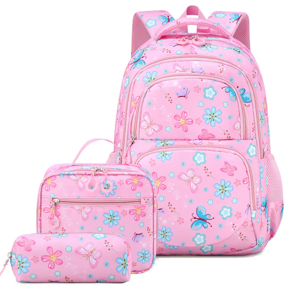 3-Piece Color Casual Backpack Set with Multiple Pockets, College Backpack, Outdoor Camping Travel Bag, Campus Storage Travel Bag