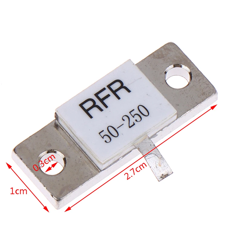 1Pc Load Resistor RFR-50-250 RFR 50-250 250W 50R 50 Ohms Radio Frequency Att Single PIN