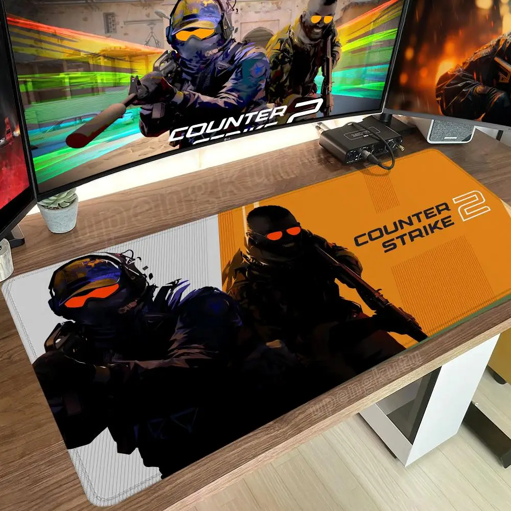 Counter-Strike 2 Mouse Pad Anime Mats Computer Mousepad Company Desk Pad Aesthetic Large Gaming Mousepads Office Mat 900x400
