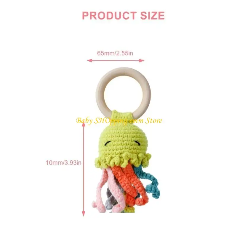 23GD Crochet Baby Toy encantador Medestabia Madera TEATER Baby Auditorio Desarrollar juguete