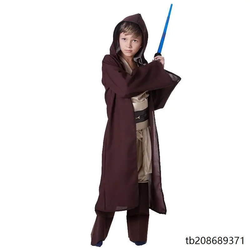 زي الهالوين لفارس الجيداي، ملابس تنكرية للأطفال من حرب النجوم، زي مرح للعب الأدوار، ملابس للعروض المسرحية، زي صيني تقليدي #5