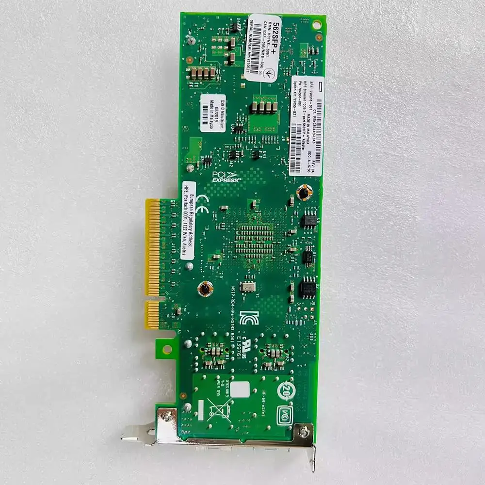 Bulk Package 562SFP+  10G Dual-port Ten Gigabit Net-work Adapter 727055-B21 790316-001 784304-001