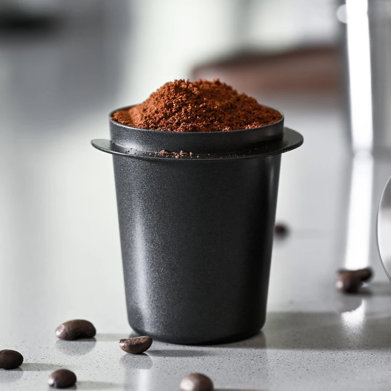 Coffee Dosing Cup 51/58mm Coffee Bean Measuring Cups 304 Stainless Steel Replacement Cafe Barista Tool for Espresso Machine view 3