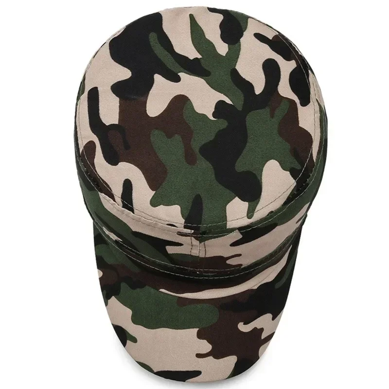 Summer Flat Caps Classical Soldier Cap Hat Mens Outdoor Sport Caps Adult Caps