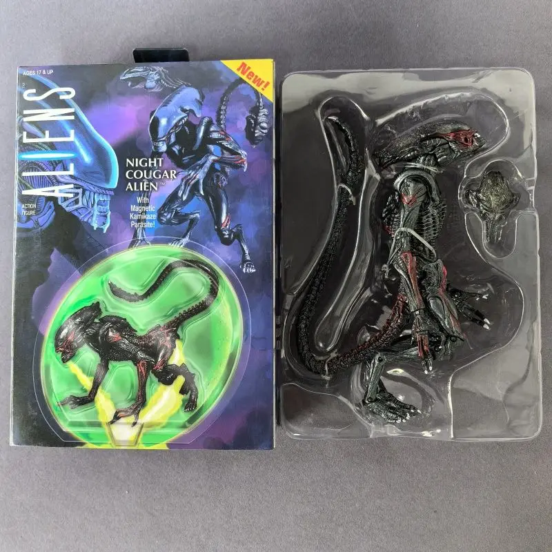 

Neca Alien Romulus Night Cougar Alien Panther Alien Figure Movie Aliens With Magnetic Attack Parasite Model Gifts Toys Replica
