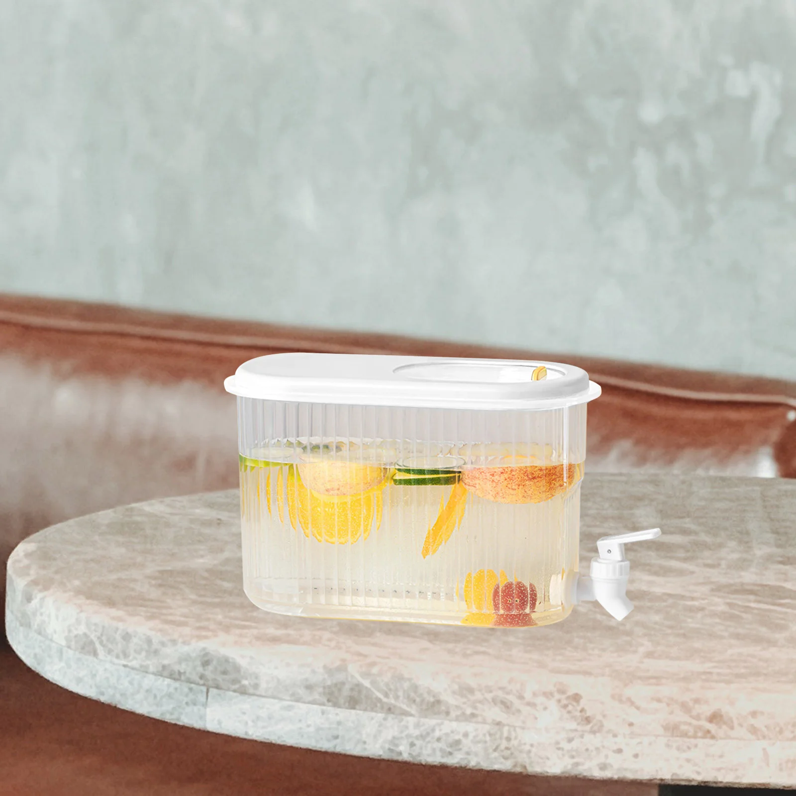 Kaltwasserspender mit Wasserhahn, tragbarer Getränkebehälter für Party, Zuhause, Restaurant, Outdoor, große Kapazität, Getränke