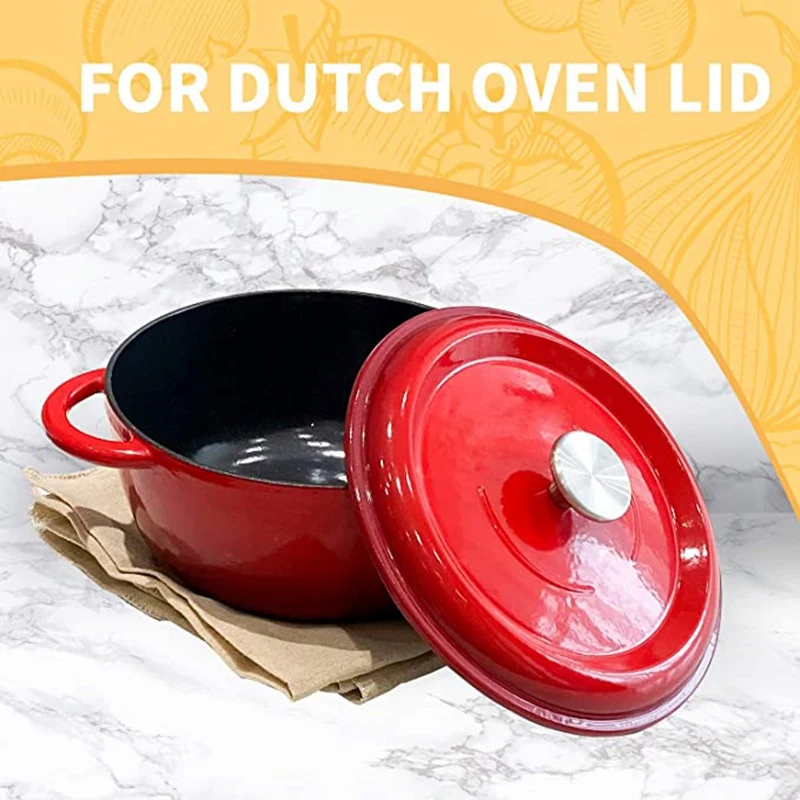 Handle,Stainless Steel Replacement Handle For Pot And Other Enameled Cast-Iron Dutch Oven 5X2.6CM