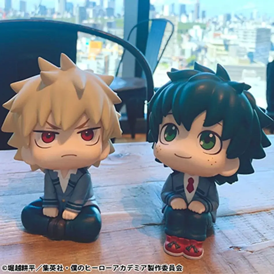 Hot My Hero Academia Bakugou Katsuki Midoriya Izuku Todoroki Shouto Toga Himiko Anime Figure PVC Collectible Model Toys Kid Gift view 5