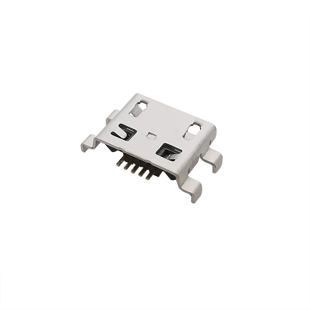 10Pcs Micro USB Female Socket Adapter 5 Pin 0.8mm USB Type B Jack Socket Charging Interface Soldering Type Connector DIY Repair