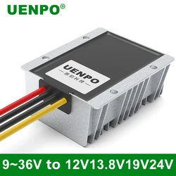 Boost buck converter 9-36V 24V 12V to 28V 24V 19V 13.8V 8A 20A DC rectifier, used for 24V lead-acid batteries, dual battery syst