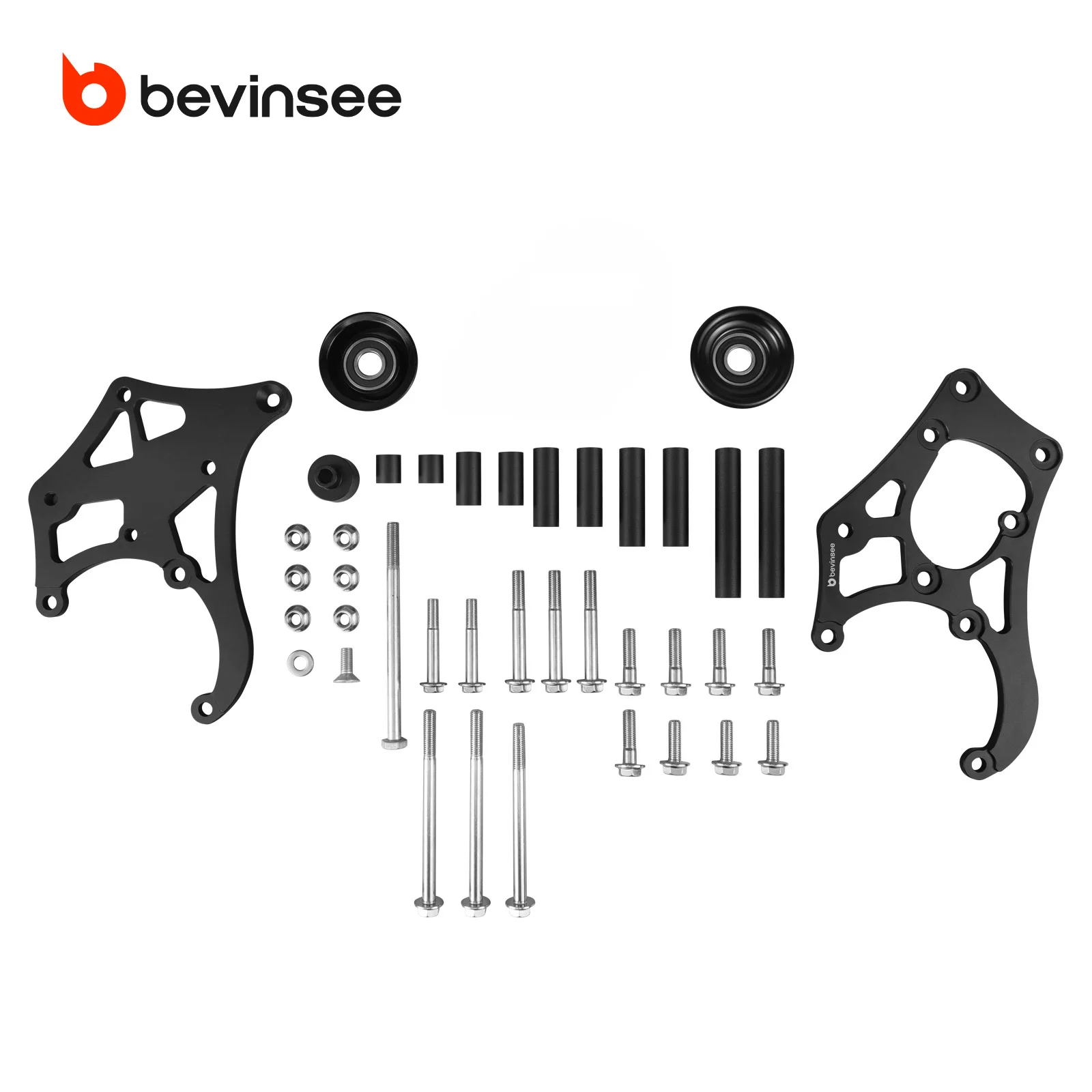 

For Sanden 508 or for Sanden 709 LS LSX Truck SUV A/C Air Conditioner Compressor Bracket Kit, 6061-T6 Billet Aluminum