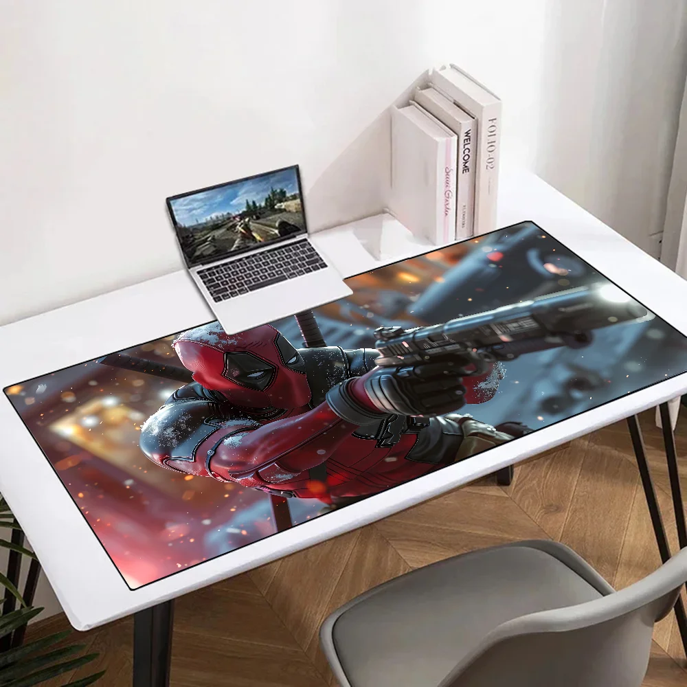 Hero Mousepad Mouse Mat Desk Mat With Pad Gaming Accessories Prime Gaming XXL Keyboard Pad Padding Mat M-Marvel Cool D-Deadpool