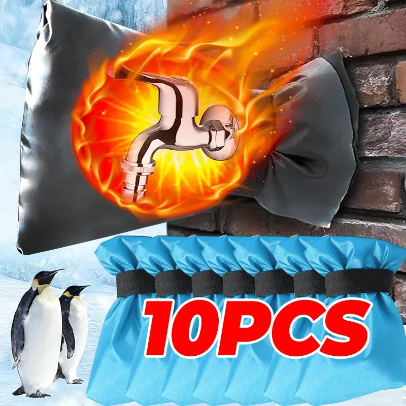 

3 Colors Faucet Anti Freeze Cover Garden Pipe Faucet Prevent Sun Burst Anti-rust Windproof Anti-crack Insulation Cotton Sleeve