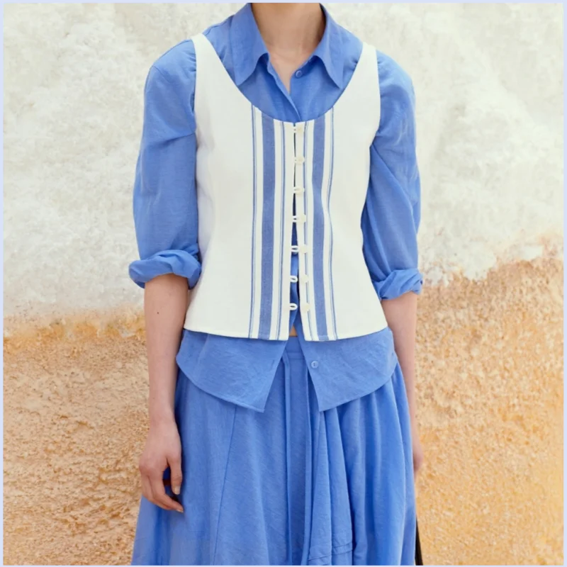 

26 year spring/summer new women's Korean style simple classic casual collar versatile long sleeved shirt