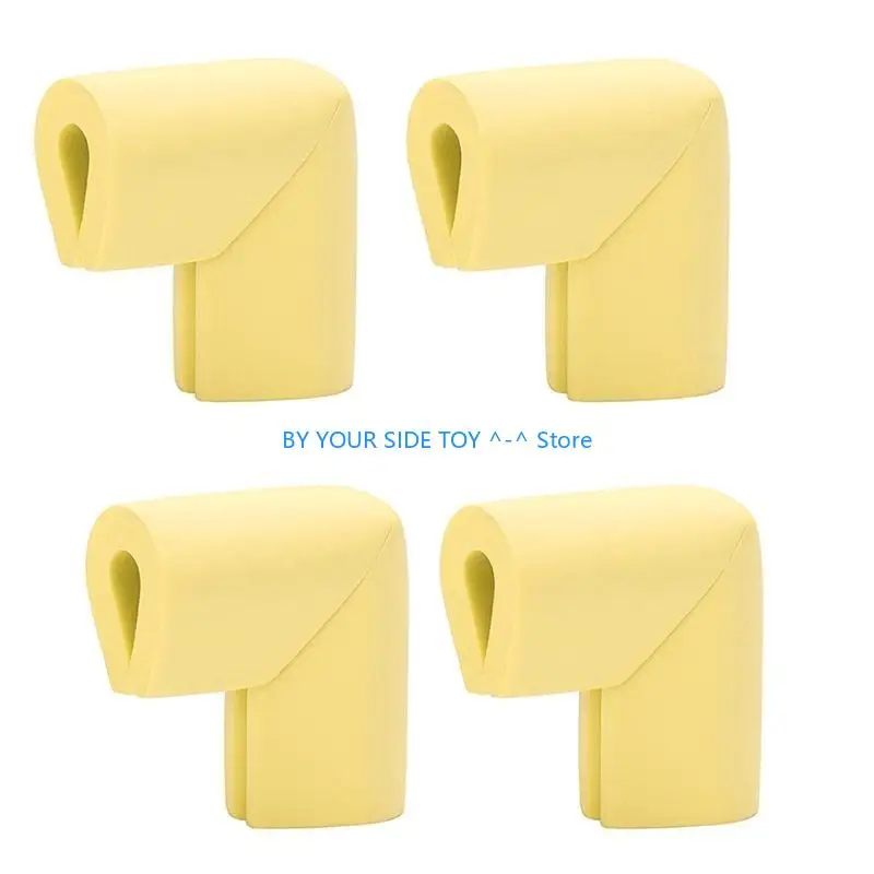 4x سلامة الطفل لحماية حشوات الزوايا المضادة للتصادم حافة حماة حشوات زوايا الطاولة للزجاج والأثاث المسطح U6XE