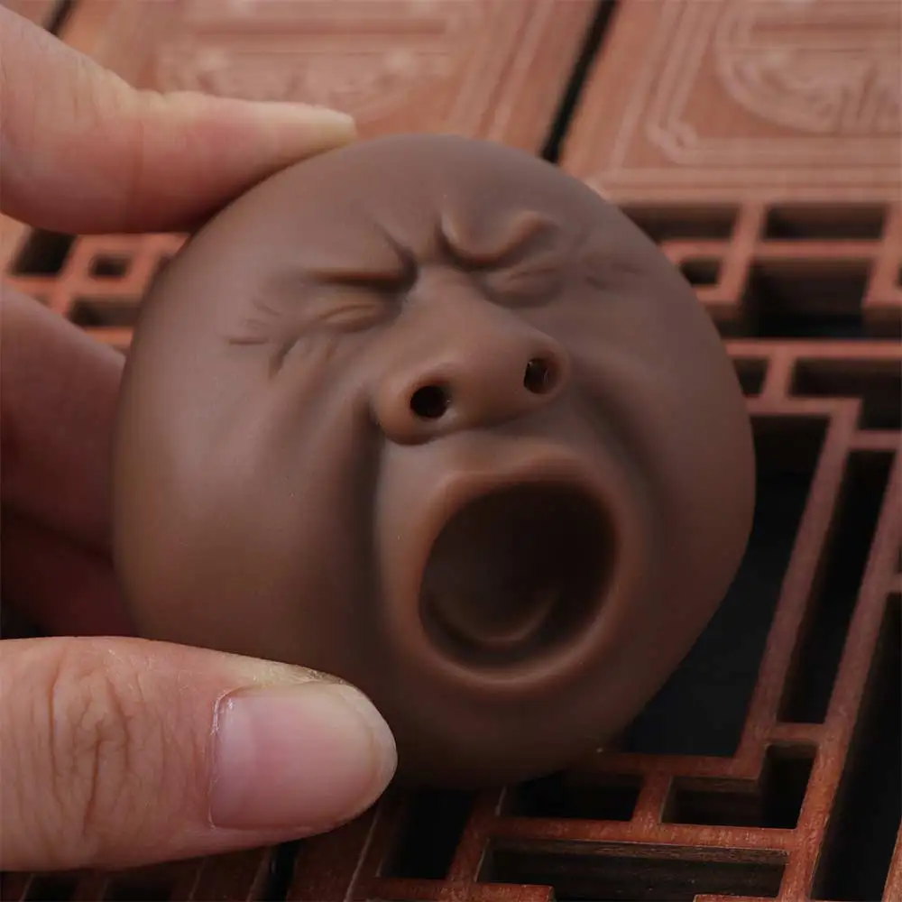 

Tea Pet Tea Pet Water Sprayer Little Head Tea Easy To Fill Water Soaker Toys Plastic Ugly Teapot Water-Sprinkling Beach Games