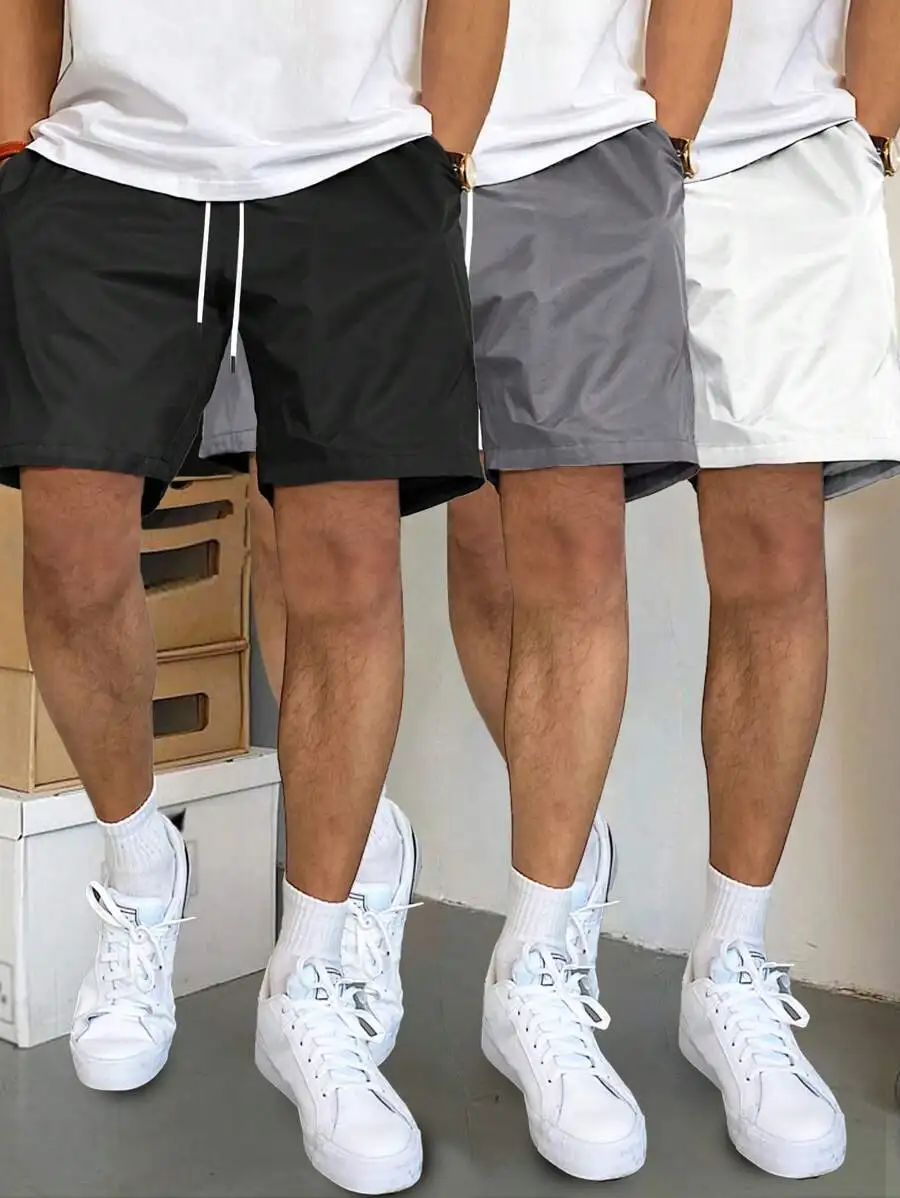 

Mens Casual Shorts With Pockets Multicolor Loose Fit Drawstring Waist For Everyday Wear