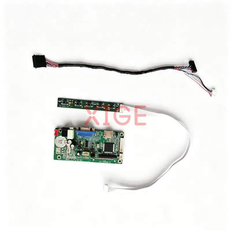 Controller Drive Board Fit N101LGE N101L6 LTN101NT02 HT101WSB 1024*600 LVDS-40Pin Laptop Monitor Panel HDMI+VGA 1024x600 DIY Kit