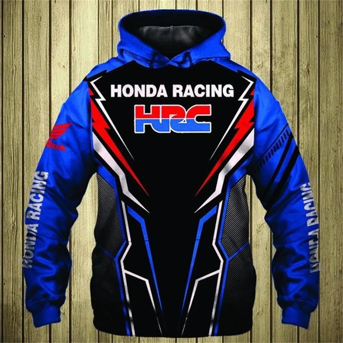 

2025 New Spring-Autumn Honda Hooded Sweatshirt Street Fashion 3D Printed Men's Pullover Outdoor Sports Clothing Racing Clothing