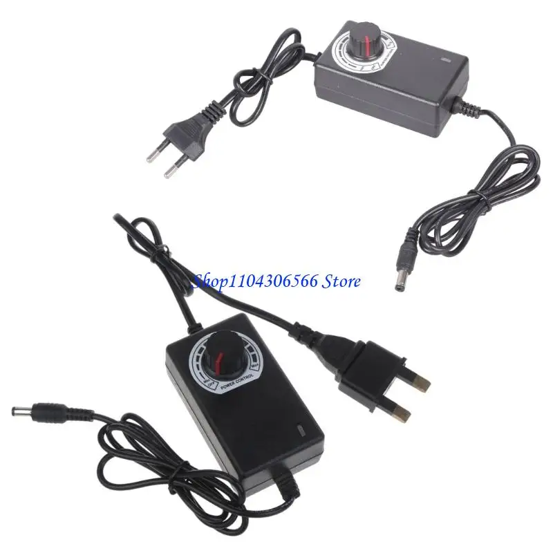 02DD AC 100-240V to 4-12V Switching Universal Adapter Regulated Power Supply