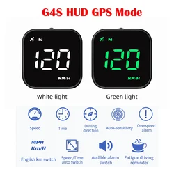 HUD G4S GPS Auto Speedometer Smart Digital Alarm Reminder LED Screen Display GPS Car Electronic Accessories For All Car
