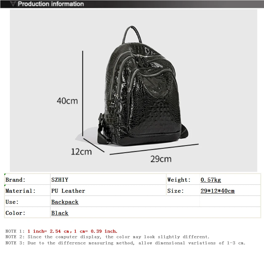 Fashion Designer Crocodile Patterned Backpack for Women Travel Bag Large Capacity Leather Soft Back Student Backpack Luxury Pack