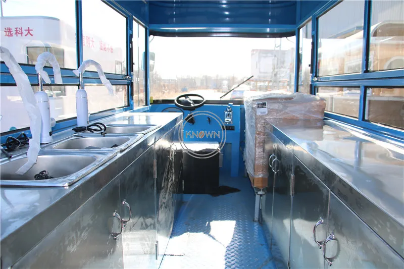 モバイル電気自動販売トレーラー、人気のアイスクリームカート、米国外のホットドッグ電気街路トラック