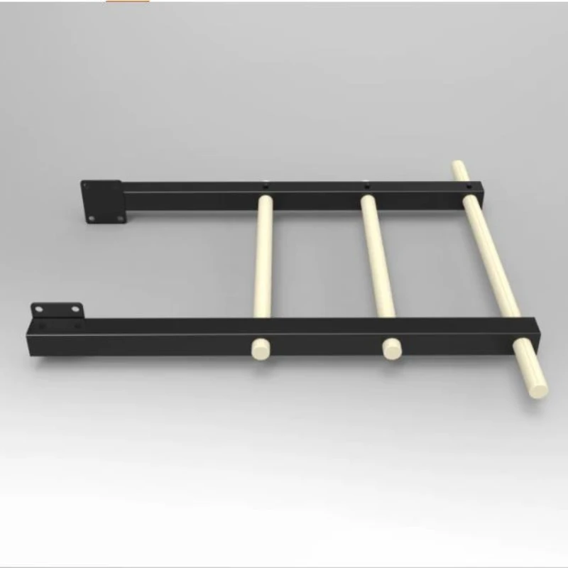 Solid Wood Wall Mounted Pull Up Bracket Single Double Bar Indoor Home Fitness for Arm Upper Body Bodyweight Strength Workout